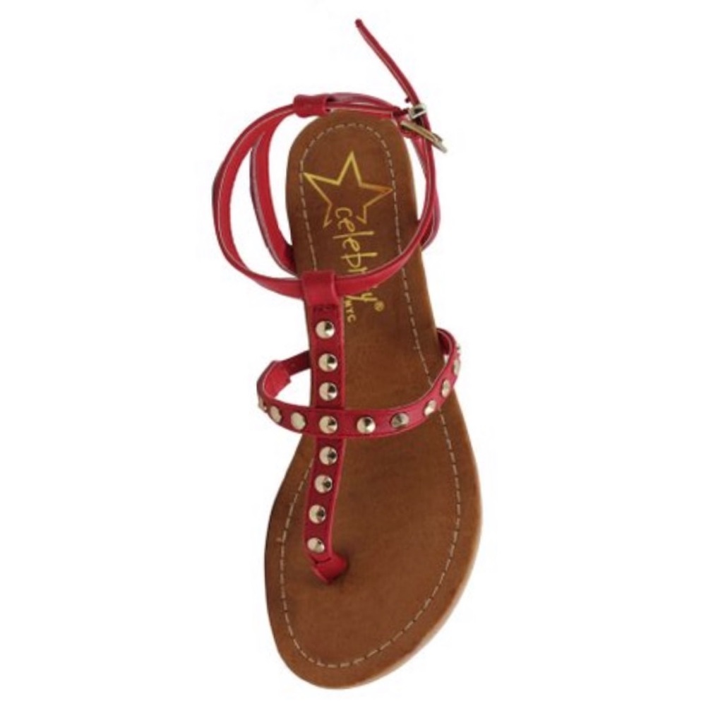 Celebrity NYC Red Legend Sandals 6